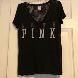 VS PINK - Lace T-shirt